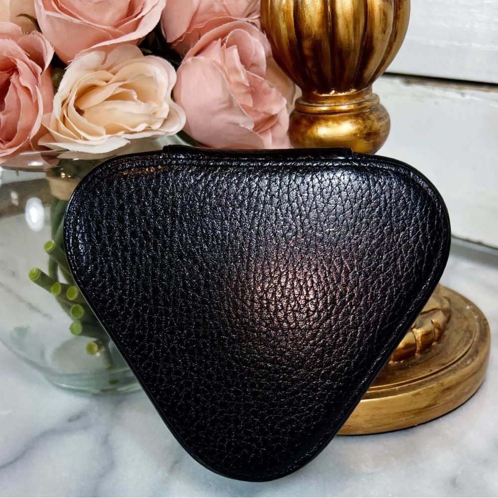 Gianni Versace Black Leather Medusa Jewelry Case - Picture 7 of 13